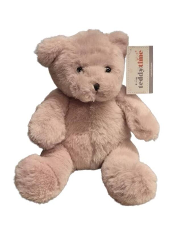 Dusty pink Teddy Time Quality  Plush  ( 20 cm )