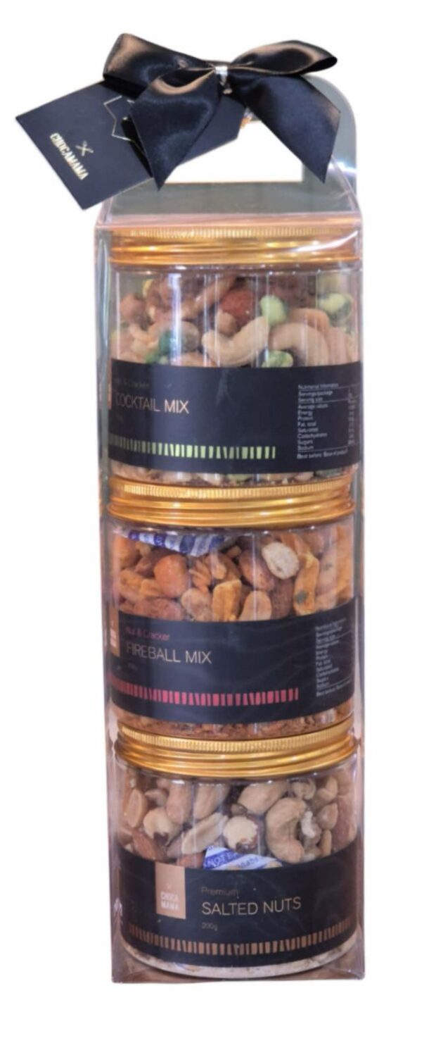 Tall nut & cracker gift pack